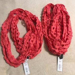 Infinity scarves